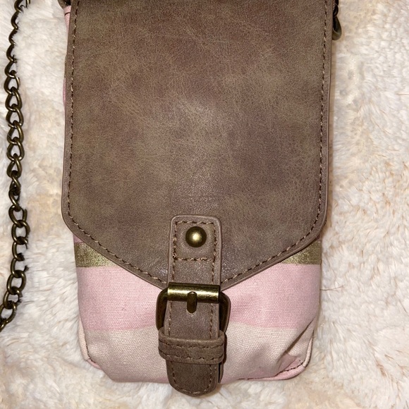 Striped Crossbody Bag NEW WITH TAGS ~ TRUE CRAFT - Picture 3 of 5